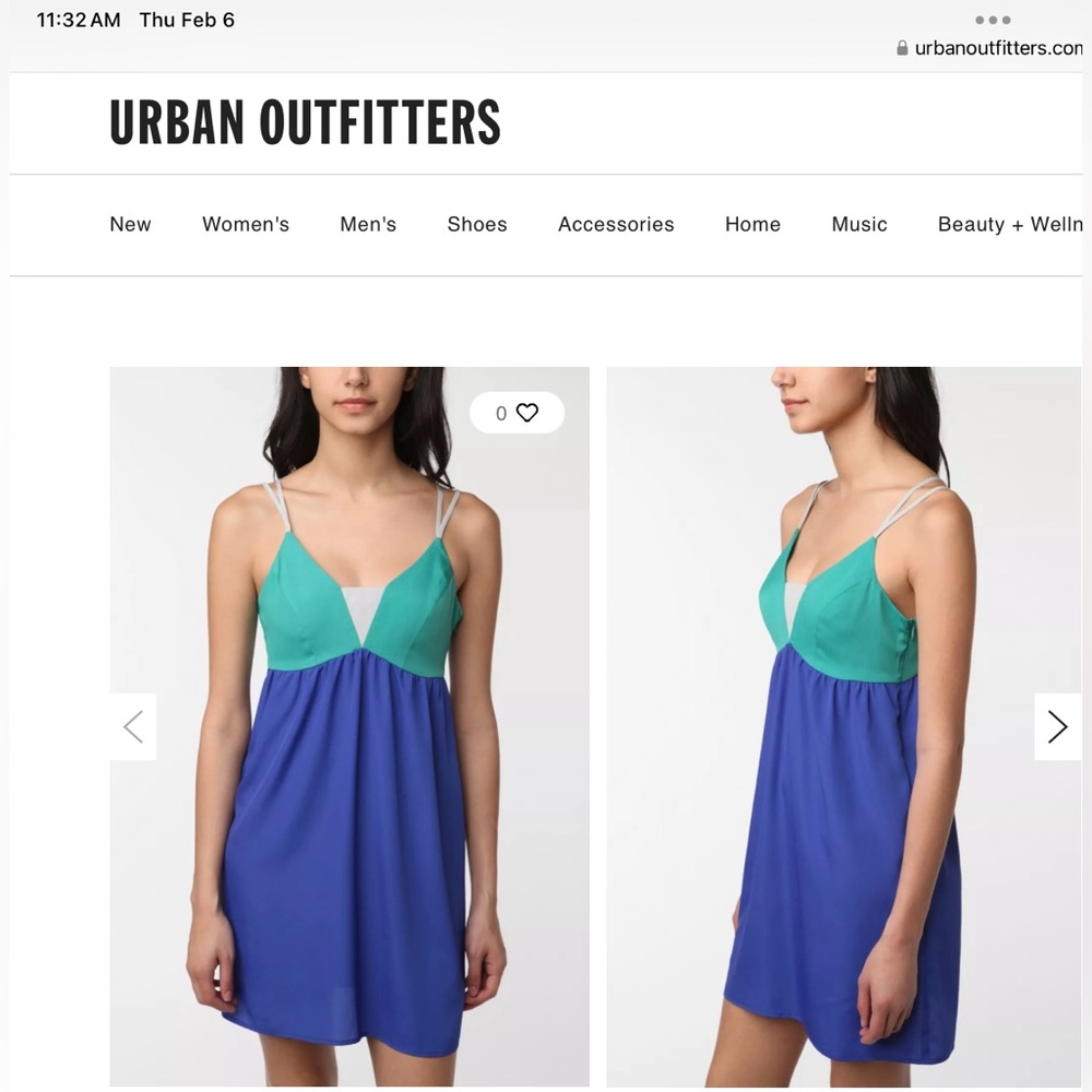 Sparkle & Fade Colorblock Dress - Navy, Cream, and Orange